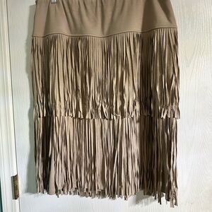 Nurture by Lamaze Beige / Tan Fringe Skirt